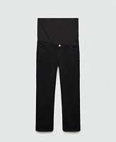 Mango Women's Maternity Straight Jeans