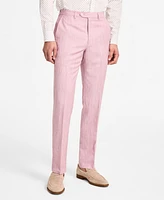 Michael Kors Men's Classic Fit Pink Suit Separates Pant