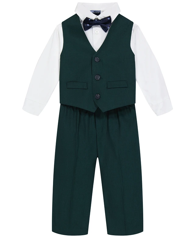 Boys Suits Size 12 Nautica Baby Boys 4-piece Vest Set With Dress