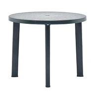 vidaXL Patio Table 35" Plastic