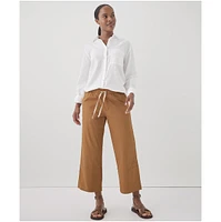 Pact Women's Organic Cotton Daily Twill Crop Pant