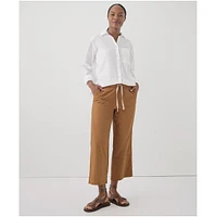 Pact Women's Organic Cotton Daily Twill Crop Pant