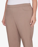 Alfred Dunner Plus Telluride Millennium Faux Fly Front Average Length Pants