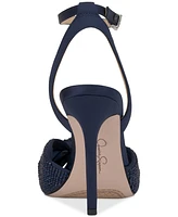 Jessica Simpson Women's Ohela Beaded Knot Ankle-Strap Dress Sandals