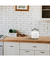 Amici Home Stockholm Glass Round Canister - Storage