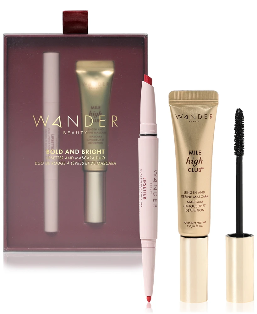 Wander Beauty 2-Pc. Bold & Bright Lipsetter & Mascara Set