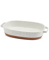 Denmark Tools for Cooks Speckled Stoneware 2.4-Qt. Oval Baker