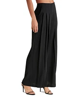 Steve Madden Women's Angelica Pleated Wide-Leg Pants