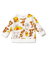 Disney Toddler Boys Winnie the Pooh Fleece Pullover Sweatshirt and Pants Set