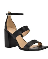 Calvin Klein Women's Sheryl Block Heel Square Toe Dress Sandals