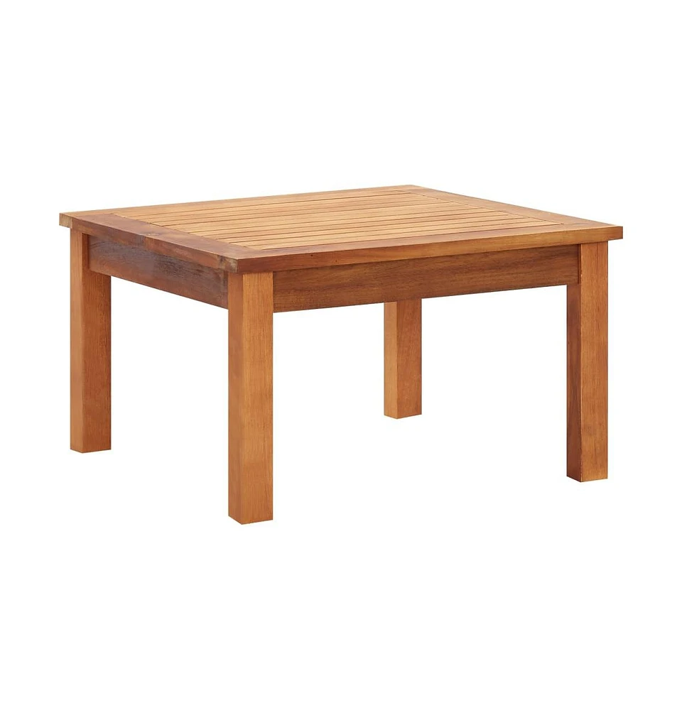 vidaXL Patio Coffee Table 23.6"x23.6"x14.2" Solid Acacia Wood