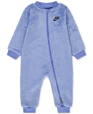 Nike Baby Boys Powder Play Cozy Faux-Sherpa Coverall