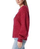 Sam Edelman Women's Khloe Crewneck Boxy Pullover Sweater