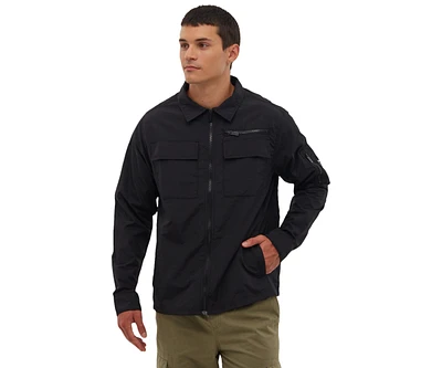 Bench Dna Men's Branson Sleeve Pocket Shacket