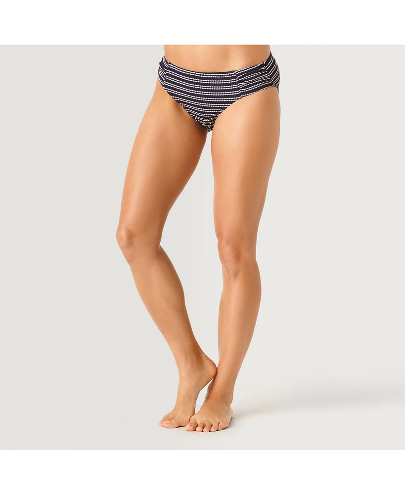 Free Country Women's Popcorn Stripe Bikini Bottoms