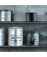 Amici Home Coffee Beans Galvanized Metal Canister