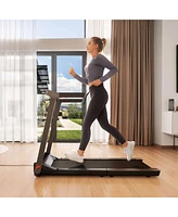 WalkingPad Denise Austin Collapsible Treadmill with Double Fold Technology, Gray