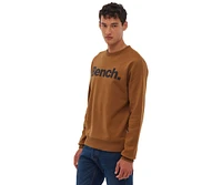Bench Dna Men's Tipster Perforated Logo Crew Neck Sweatshirt