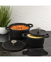 BergHOFF Leo Graphite 4pc Cast Iron Cookware Set