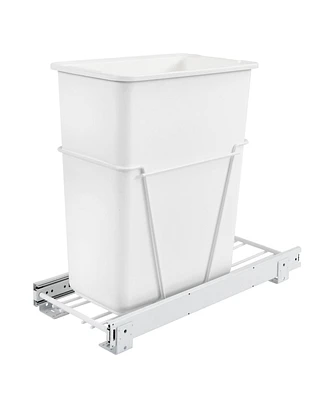 Rev-a-Shelf Single Pullout Kitchen Cabinet Trash Can 30 qt., Rv