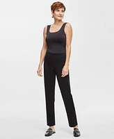 Jm Collection Women's Tummy Control Pull-On Slim-Leg Pants, Exclusively at Macy's