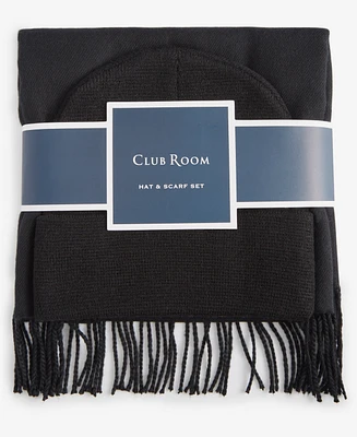 Club Room Men's Beanie & Scarf Set, Created for Macy's