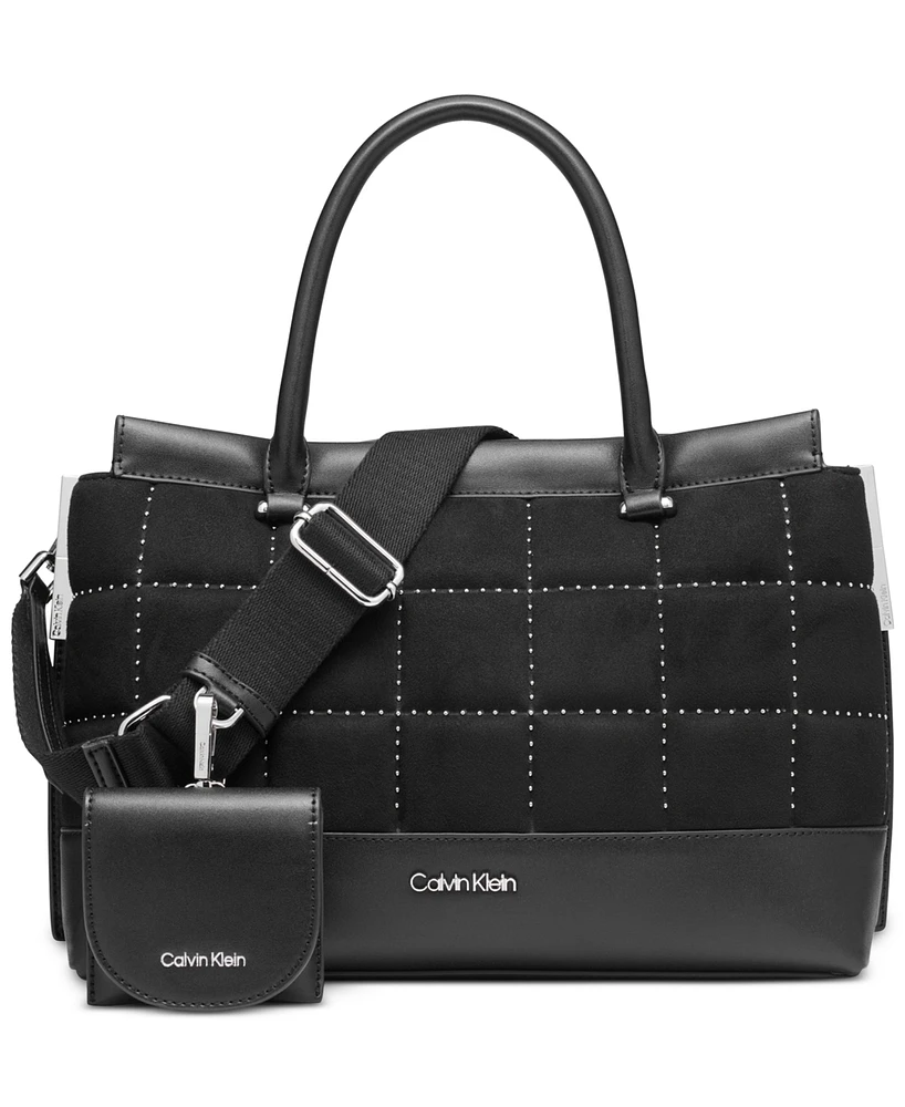 Calvin Klein Bianca Satchel with Removable Strap