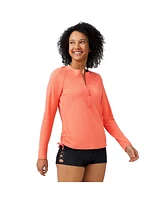 Free Country Women's SunFree Quarter Zip Upf Sunshirt