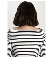 Nom Maternity Nicolette Boatneck Tee