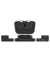 j5create Ergonomic Dual-Monitor Mount with Docking Station, JTSA302