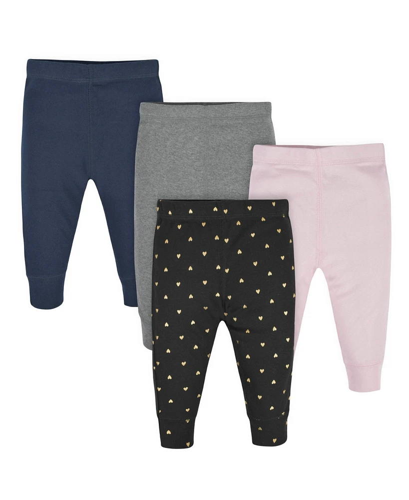 Gerber Baby Girls Active Pants, 4 Pack