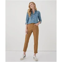 Pact Women's Organic Cotton Stretch Twill Denim Slim Pant