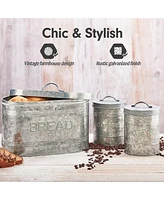 Amici Home Rustic Kitchen Metal Coffee Canister