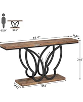 Tribesigns Farmhouse Console Table, 55