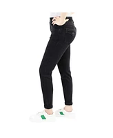 Indigo Poppy Women's Black Tummy Control Skinny Jean