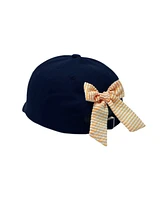 Bits & Bows Girls' Officially Licensed Auburn Bow Baseball Hat