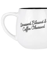 Amici Home Stressed, Blessed, and Coffee Obsessed Coffee Mug