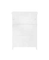 Modern 6 Drawers Dresser 6 Drawers Cabinet,Chest of Drawers Closet Organizers and Storage Clothes Storage Drawers Cabinet for Living Room, Farmhouse D