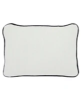 Ihi Home Linen Stripe Pillow, 14"x 20"