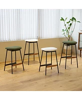 Slickblue Modern Set of 2 Bar Stools Comfortable & Stylish Counter Height Design