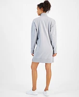 Id Ideology Women's Fleece 1/4-Zip Dress, Created for Macy's