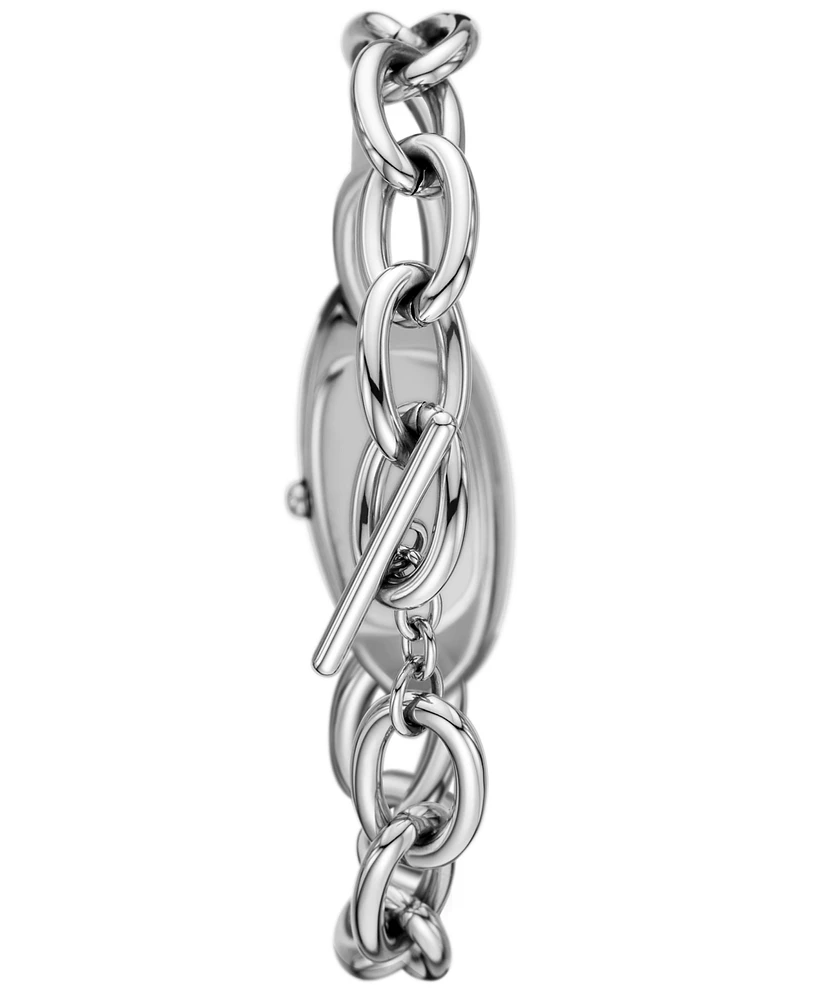Diesel Women's D-Era Quartz Two-Hand Silver Stainless Steel 38mm