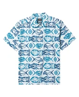 Quiksilver Waterman Men's Band O Fish Short Sleeve Shirt