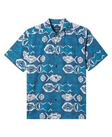 Quiksilver Waterman Men's Band O Fish Short Sleeve Shirt