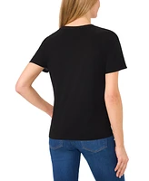 CeCe Women's Embellished Tee
