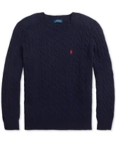 Polo Ralph Lauren Men's Big & Tall Cable-Knit Wool-Cashmere Sweater