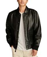 Lucky Brand Men's G15 Leather Flight Jacket