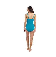 Profile by Gottex Women's Tutti Frutti D Cup Wide Strap One Piece