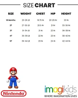 Nintendo Toddler Boys Super Mario T-Shirt and Bike Shorts Mesh Outfit Set