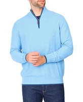 Tailorbyrd Men's Waffle Quarter Zip